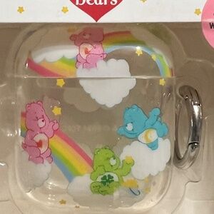 Official Care Bears AirPods Rainbow Keychain Carrying Case To Fit AirPods 1 & 2